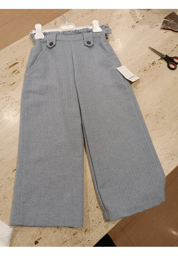 Pantalón Azul Ancho