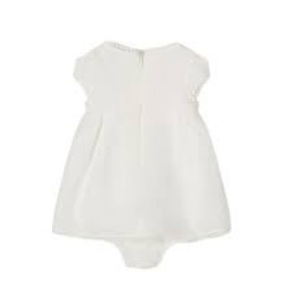 Vestido + Braga Crudo Flor Rosa