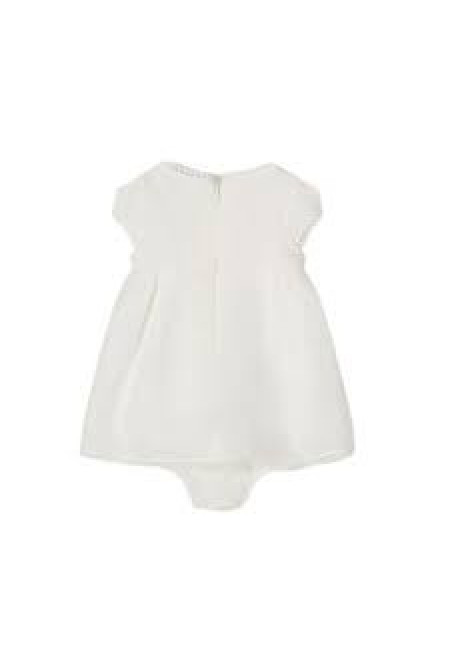 Vestido + Braga Crudo Flor Rosa