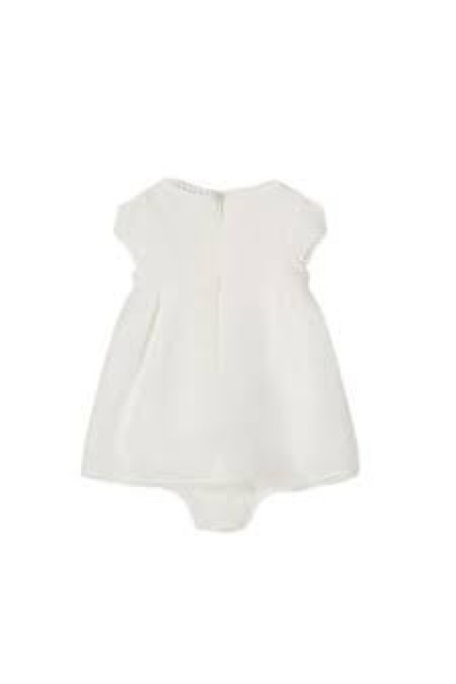 Vestido + Braga Crudo Flor Rosa