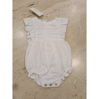 Pelele Plumeti Blanco