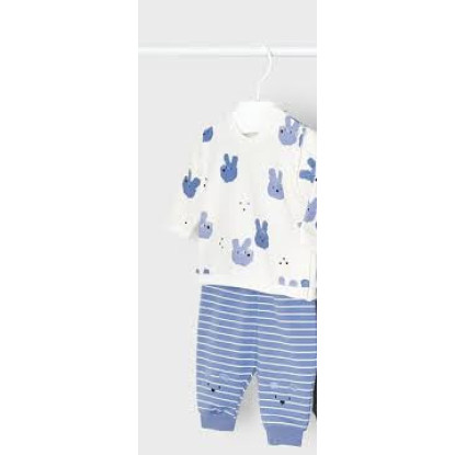 Chandal 2p Conejitos Azul