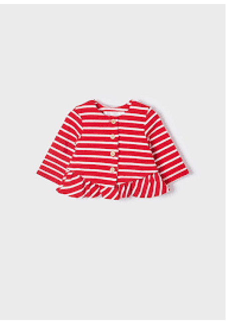 Conjunto 3p rayas rojo