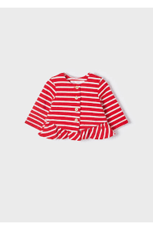 Conjunto 3p rayas rojo
