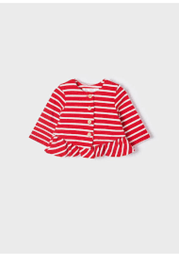 Conjunto 3p rayas rojo