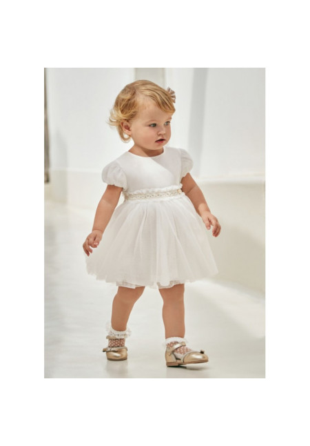 Vestido Tul Crudo