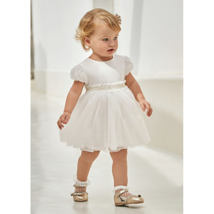 Vestido Tul Crudo