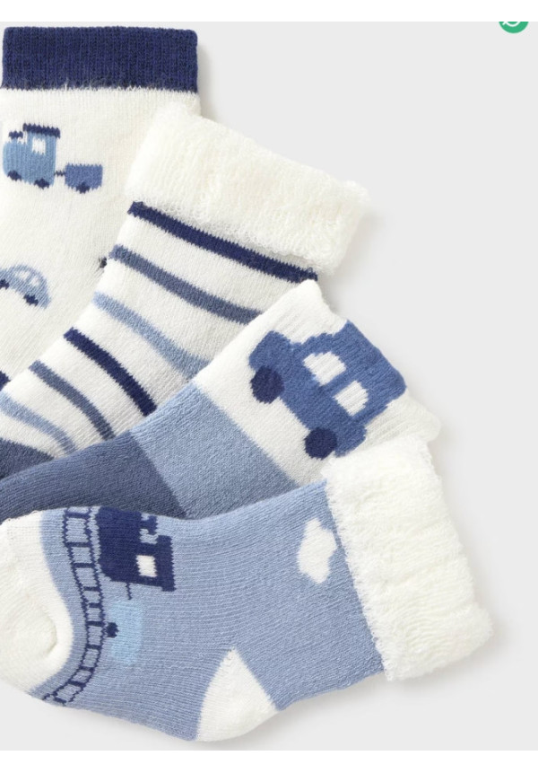 Set 4 Calcetines Azul