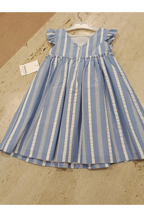 Vestido Rayas Azul/Blanco