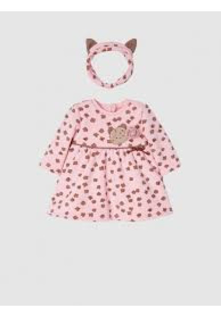 Vestido + Cinta Blush Gato