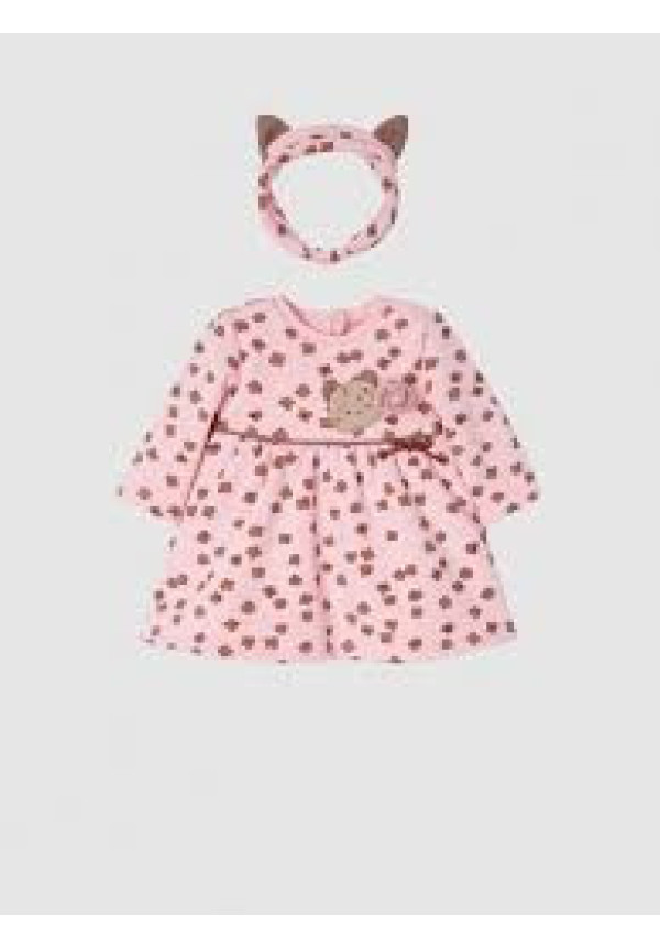 Vestido + Cinta Blush Gato