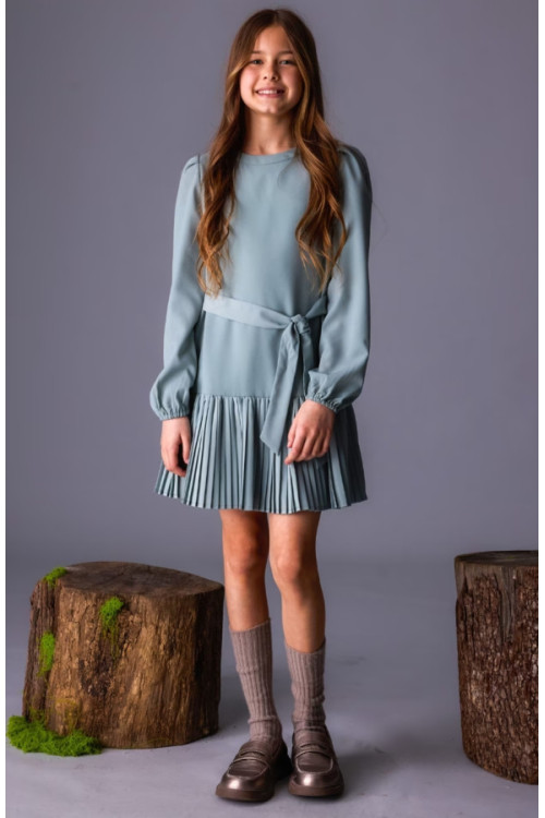 Vestido Crepe Jade