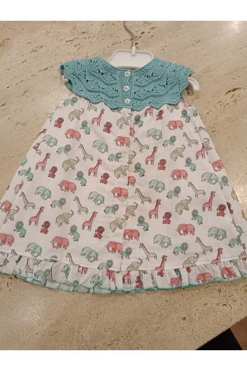 Vestido Combinado Animales