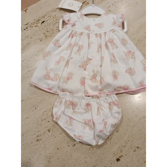 Vestido + Braga Rosa Baby