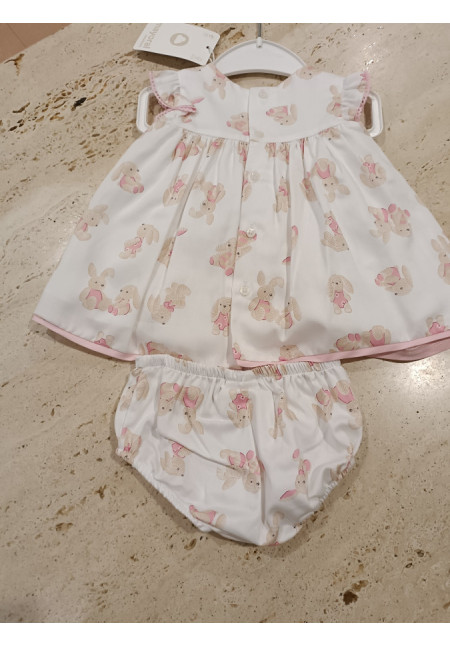 Vestido + Braga Rosa Baby