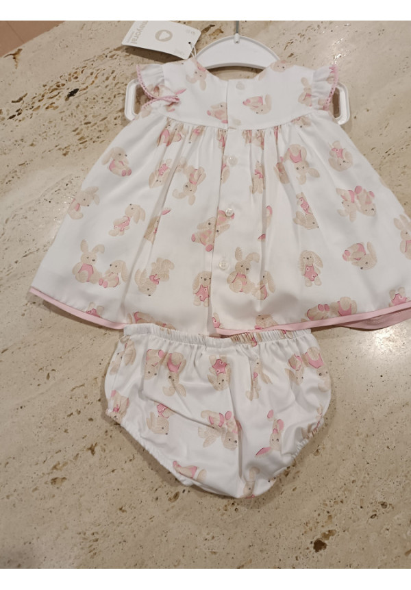Vestido + Braga Rosa Baby