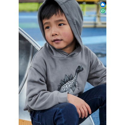 Sudadera Relieve Gris