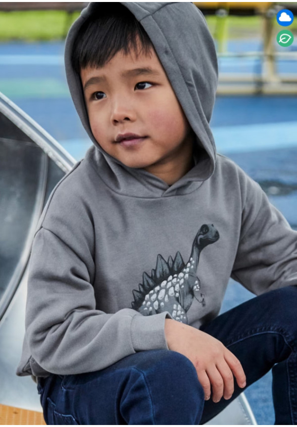 Sudadera Relieve Gris