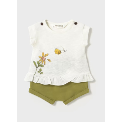 Conjunto 2p Abejas Oliva