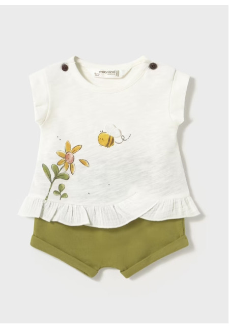 Conjunto 2p Abejas Oliva