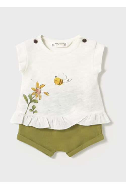 Conjunto 2p Abejas Oliva