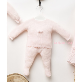 Conjunto Polaina 3p Rosa