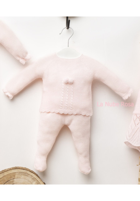 Conjunto Polaina 3p Rosa