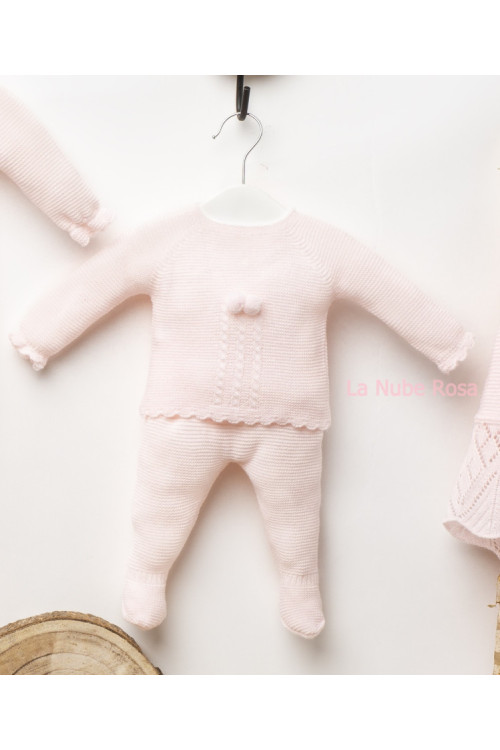 Conjunto Polaina 3p Rosa