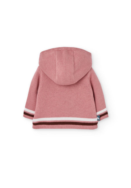 Chaqueta Castaña Rosa