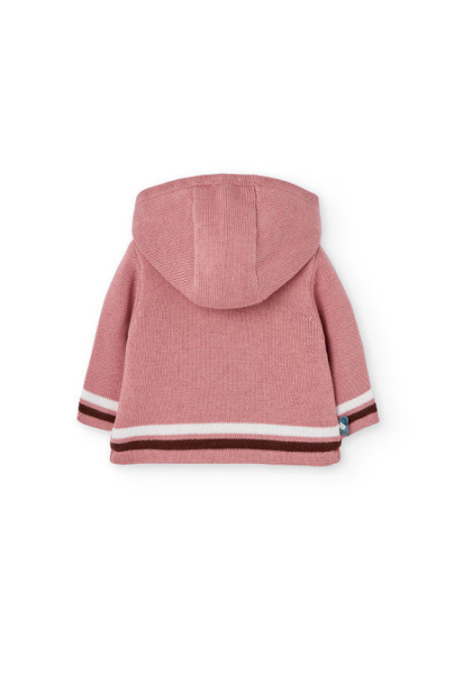 Chaqueta Castaña Rosa