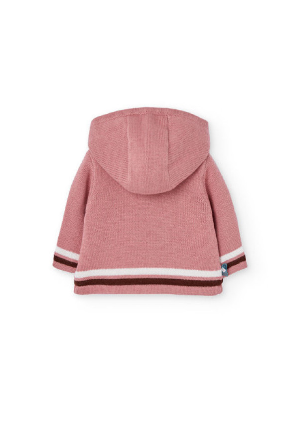 Chaqueta Castaña Rosa
