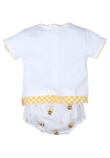Conjunto 2p Abejas Amarillo