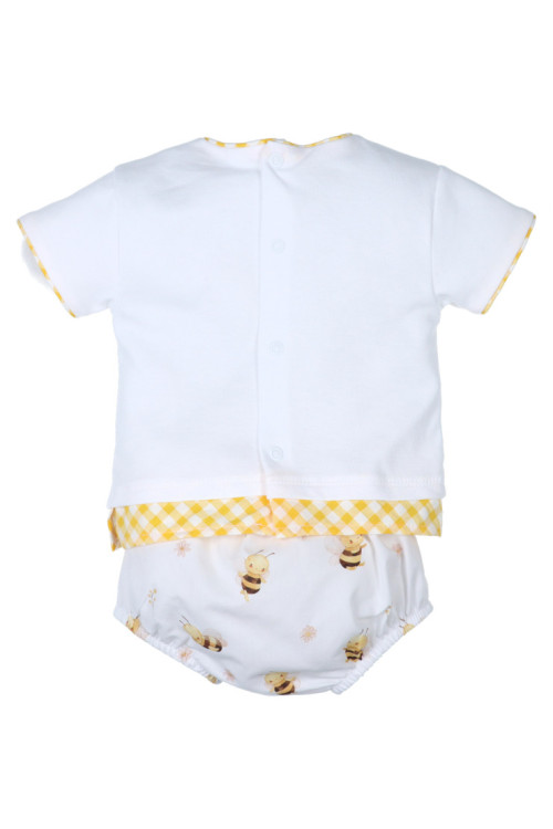 Conjunto 2p Abejas Amarillo