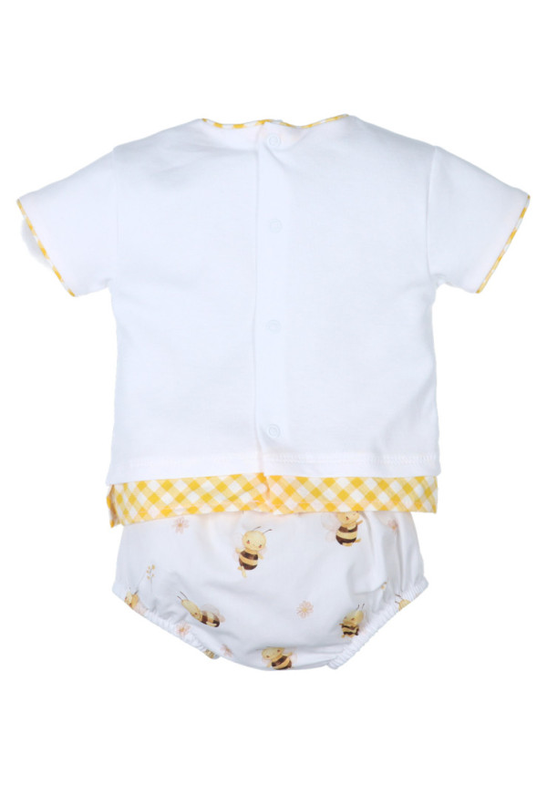 Conjunto 2p Abejas Amarillo
