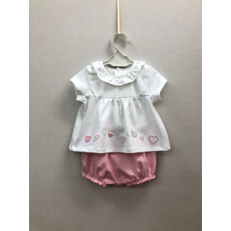 Conjunto 2p Colorete Rosa