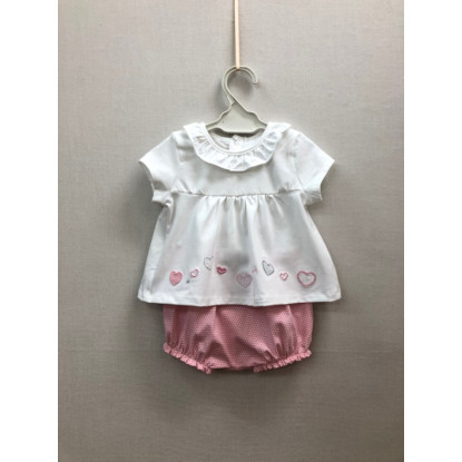 Conjunto 2p Colorete Rosa