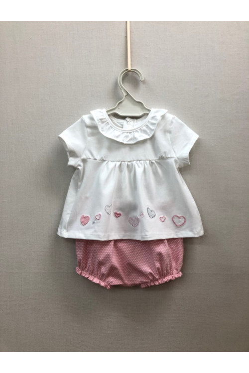 Conjunto 2p Colorete Rosa