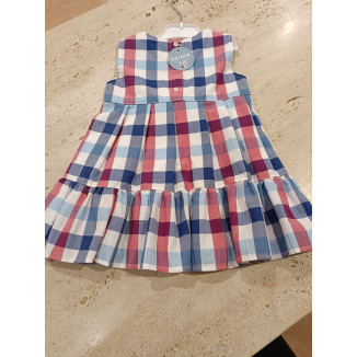 Vestido 2 Volantes Cuadros