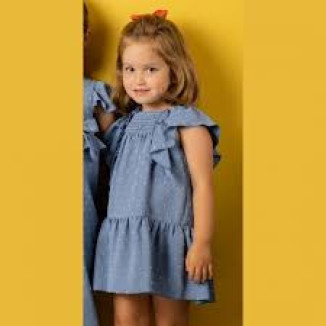 Vestido Plumeti Azul