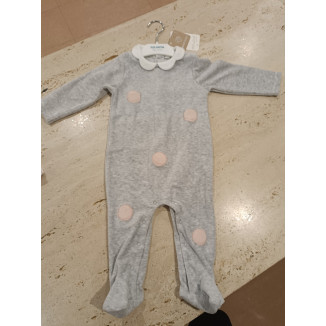 Pijama Bebé Gris