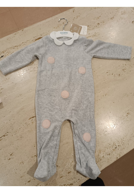 Pijama Bebé Gris