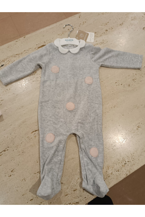 Pijama Bebé Gris