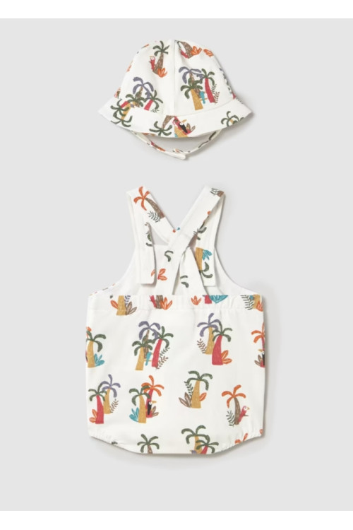 Peto 2p Estampado Palmeras 
