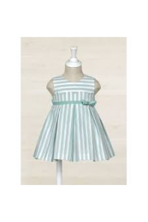 Vestido Rayas Anís