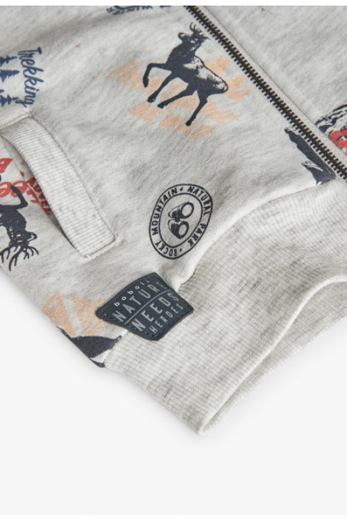 Chaqueta Felpa Estampada West