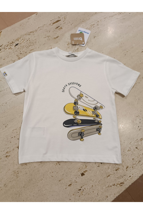 Camiseta M/C Skate Blanco