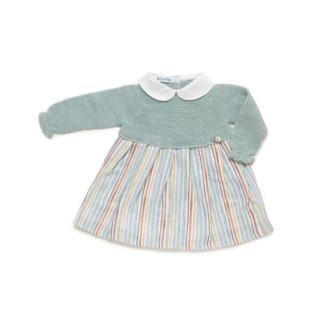 Vestido Cuerpo Punto Rayado