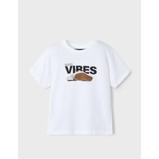 Camiseta Good Vibes Blanco