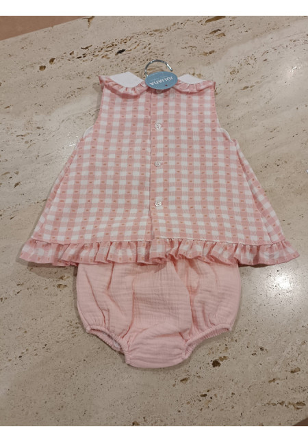 Conjunto 2p Cuadro Rosa