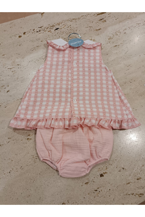 Conjunto 2p Cuadro Rosa